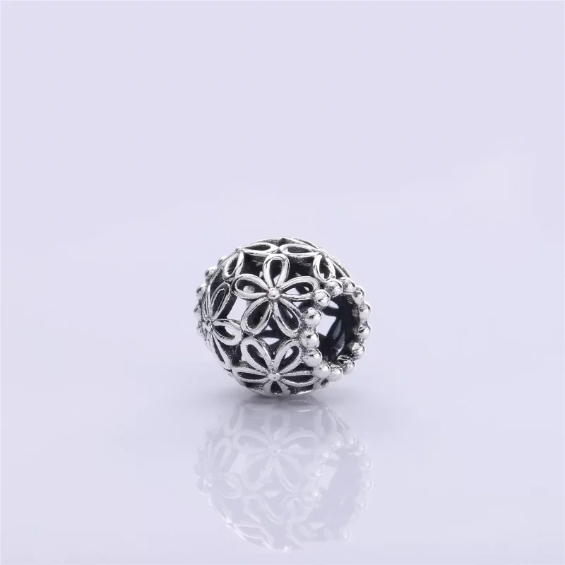 (imagen para) Charm Calado Flores Silvestres - PANDORA - Ver 4