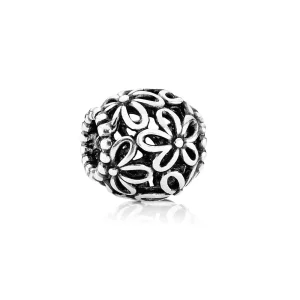 (imagen para) Charm Calado Flores Silvestres - PANDORA