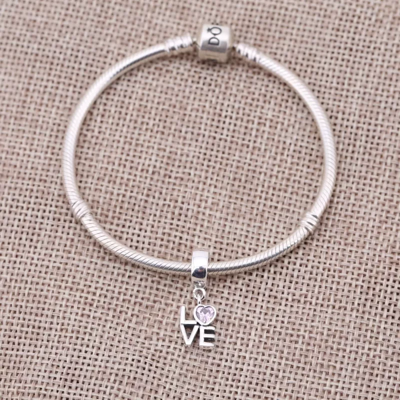 (imagen para) Charm colgante Amor Rosa - PANDORA - Ver 2
