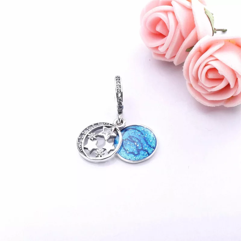 (imagen para) Charm colgante Cielo Nocturno Vintage - PANDORA - Ver 2