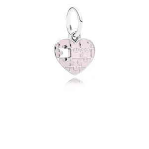 (imagen para) Charm colgante Completa mi coraz&oacute;n PANDORA