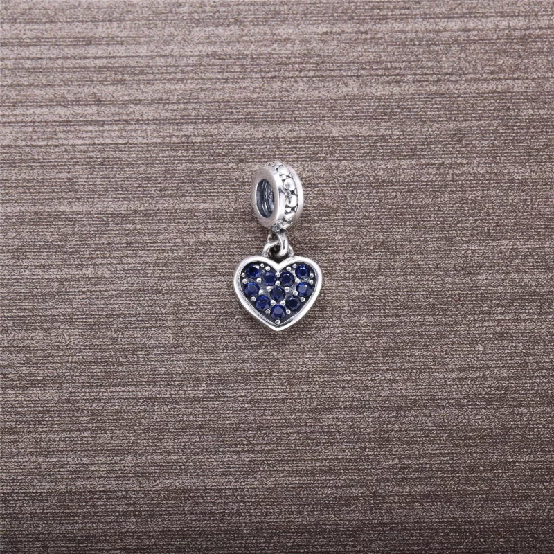 (imagen para) Charm Colgante Coraz&oacute;n Pav&eacute; Negro - PANDORA - Ver 2