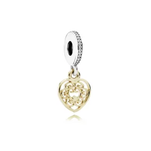 (imagen para) Charm colgante Coraz&oacute;n Sublime - PANDORA