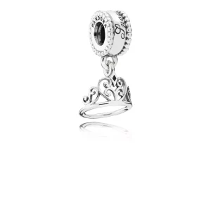 (imagen para) Charm colgante Disney Tiara Blanco Nieve Blanca PANDORA
