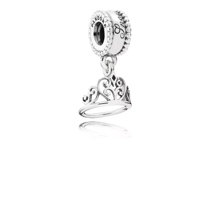 (imagen para) Charm colgante Disney Tiara Blanco Nieve Blanca PANDORA