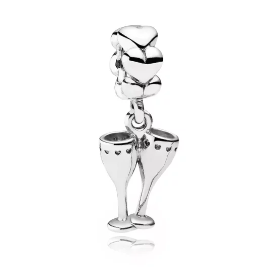 (imagen para) Charm colgante en plata de ley Aclamaciones PANDORA