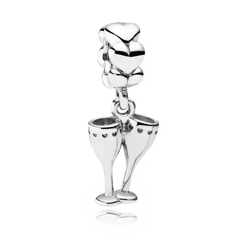 (imagen para) Charm colgante en plata de ley Aclamaciones PANDORA