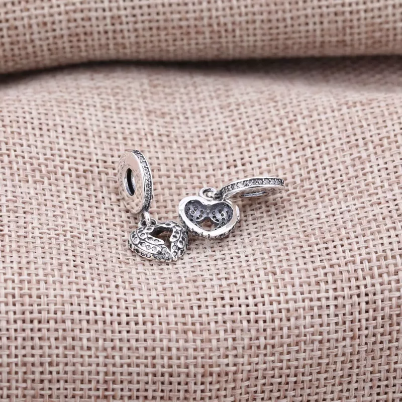 (imagen para) Charm colgante en plata de ley Alas de angel PANDORA - Ver 3