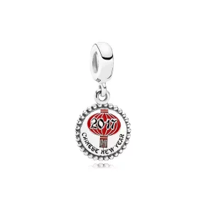 Charm colgante en plata de ley Año Nuevo Chino PANDORA (imagen para) Charm colgante en plata de ley Año Nuevo Chino PANDORA