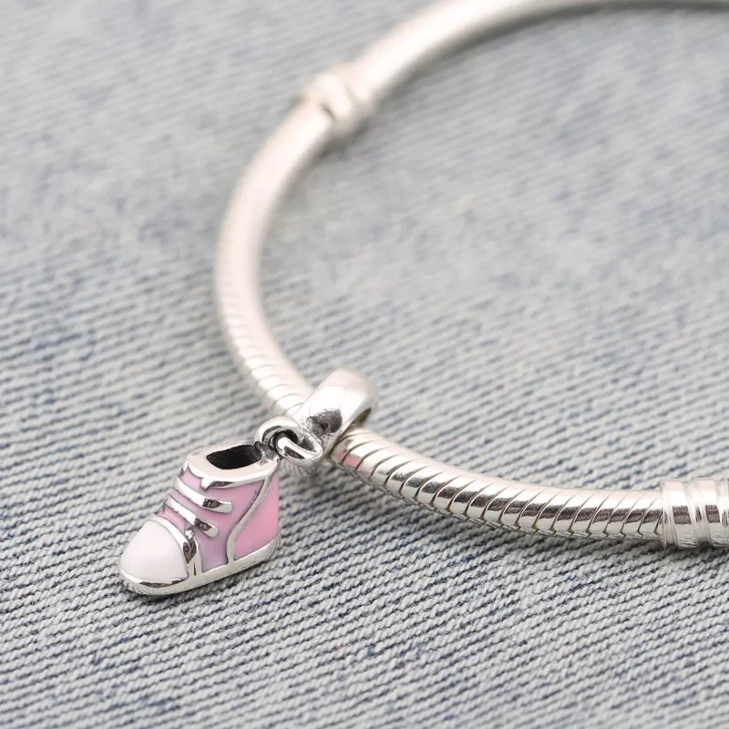 (imagen para) Charm colgante en plata de ley Bootie PANDORA - Ver 3