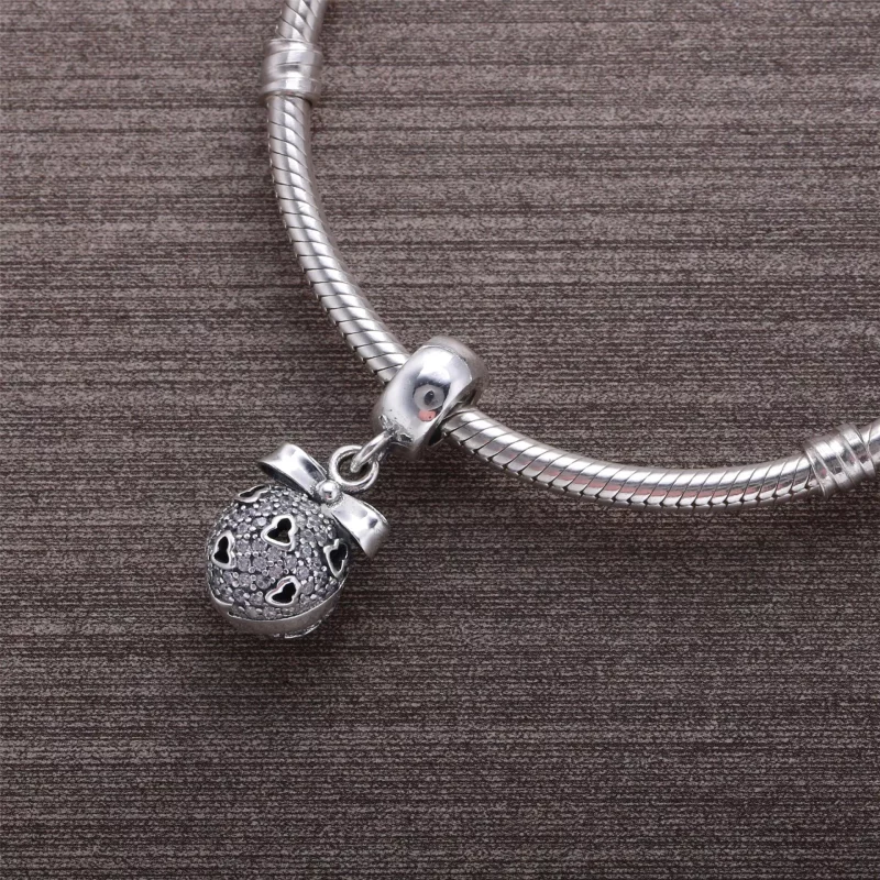 (imagen para) Charm colgante en plata de ley Caramelo PANDORA - Ver 4