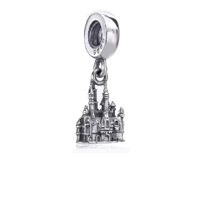 (imagen para) Charm colgante en plata de ley Castillo PANDORA
