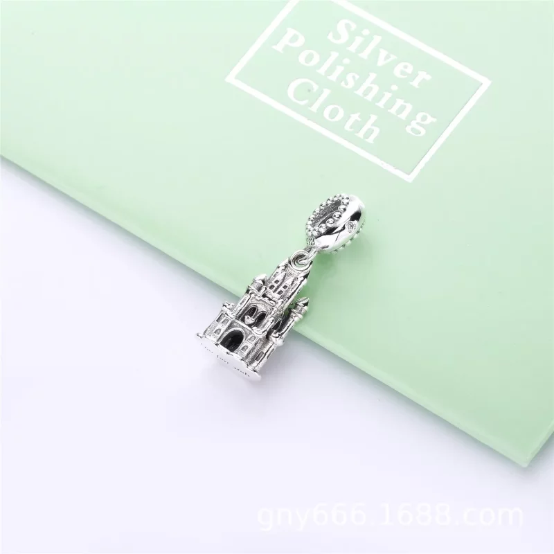 (imagen para) Charm colgante en plata de ley Castillo Real - PANDORA - Ver 2