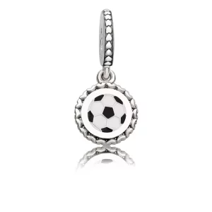 (imagen para) Charm colgante en plata de ley F&uacute;tbol PANDORA