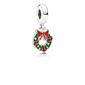 (imagen para) Charm colgante en plata de ley Guirnalda de Navidad - PANDORA