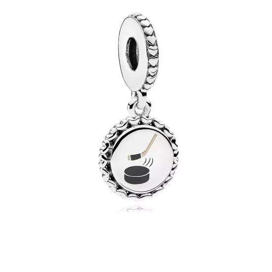 (imagen para) Charm colgante en plata de ley Hockey PANDORA