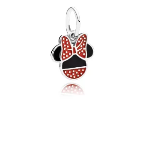 (imagen para) Charm colgante en plata de ley Icono Minnie - PANDORA