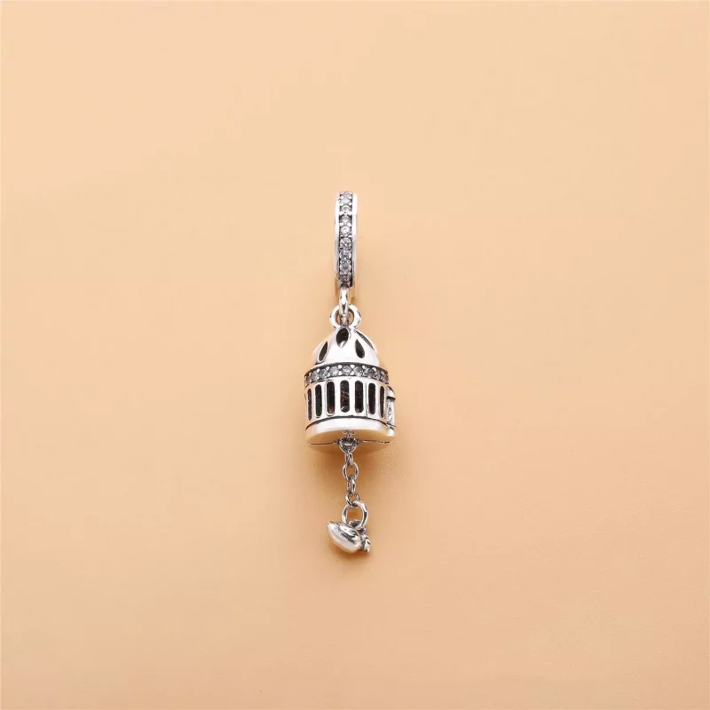 (imagen para) Charm colgante en plata de ley Libre como un P&aacute;jaro - PANDORA - Ver 2