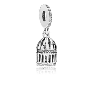 (imagen para) Charm colgante en plata de ley Libre como un P&aacute;jaro - PANDORA