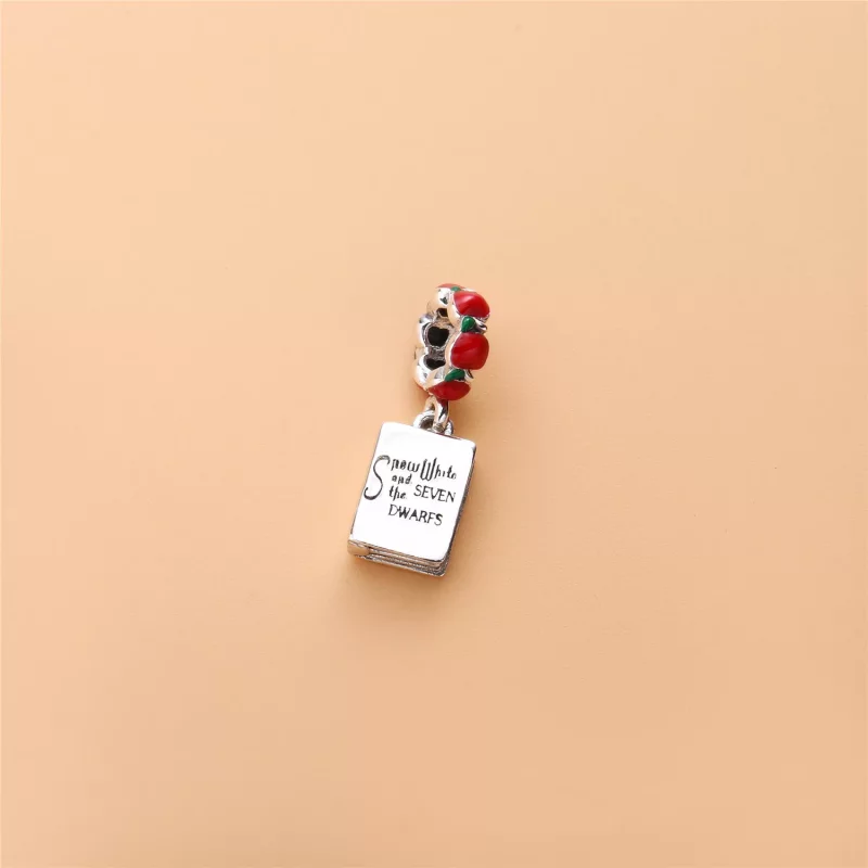 (imagen para) Charm colgante en plata de ley Libro de Blancanieves y Los Siete Enanitos - PAND - Ver 2