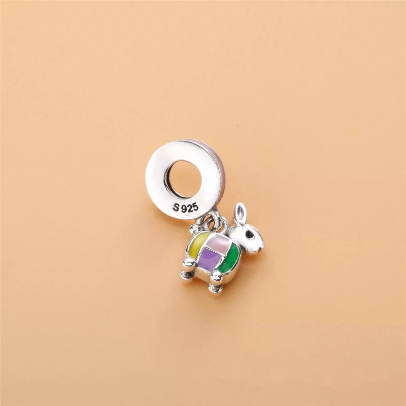 (imagen para) Charm colgante en plata de ley Linterna de conejo PANDORA - Ver 3
