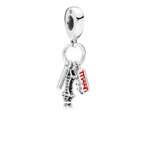 (imagen para) Charm colgante en plata de ley Lugares destacados de San Francisco PANDORA