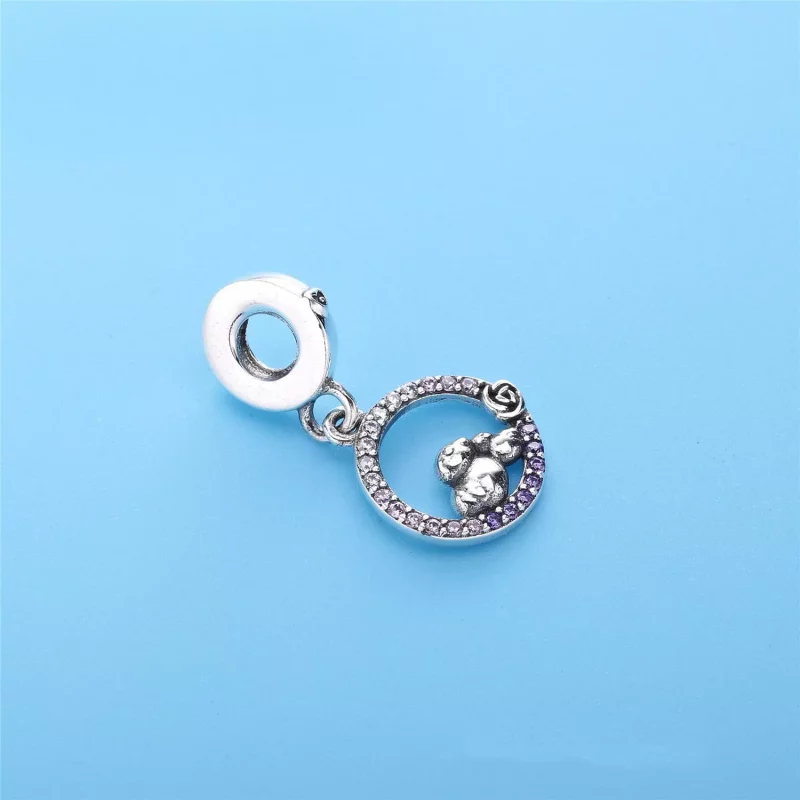 (imagen para) Charm colgante en plata de ley Mam&aacute; P&aacute;jaro y Polluelo - PANDORA - Ver 3