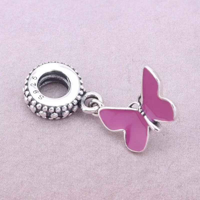 (imagen para) Charm colgante en plata de ley Mariposa PANDORA - Ver 2