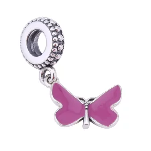 (imagen para) Charm colgante en plata de ley Mariposa PANDORA