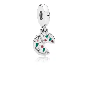 (imagen para) Charm colgante en plata de ley Pasi&oacute;n por la pizza PANDORA