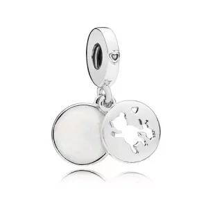 (imagen para) Charm colgante en plata de ley Perfectos Amigos - PANDORA