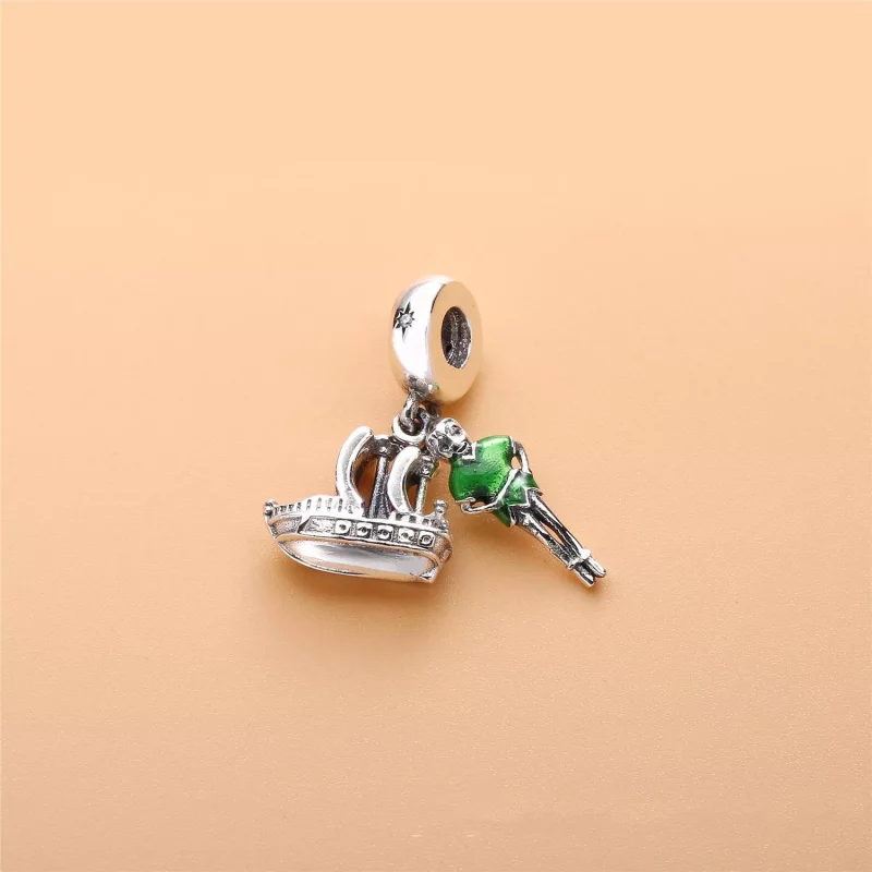 (imagen para) Charm colgante en plata de ley Peter Pan PANDORA - Ver 2