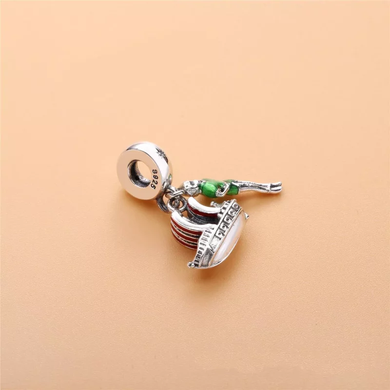 (imagen para) Charm colgante en plata de ley Peter Pan PANDORA - Ver 3