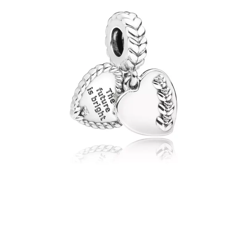 (imagen para) Charm colgante en plata de ley Semillas Brillantes - PANDORA