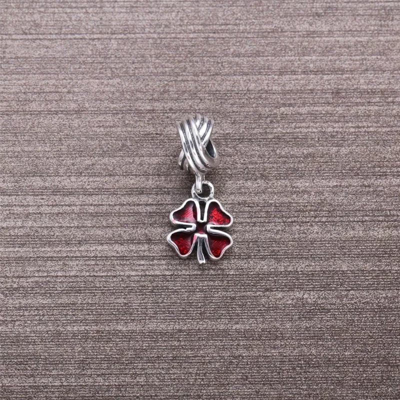 (imagen para) Charm colgante en plata de ley Tr&eacute;bol PANDORA - Ver 2