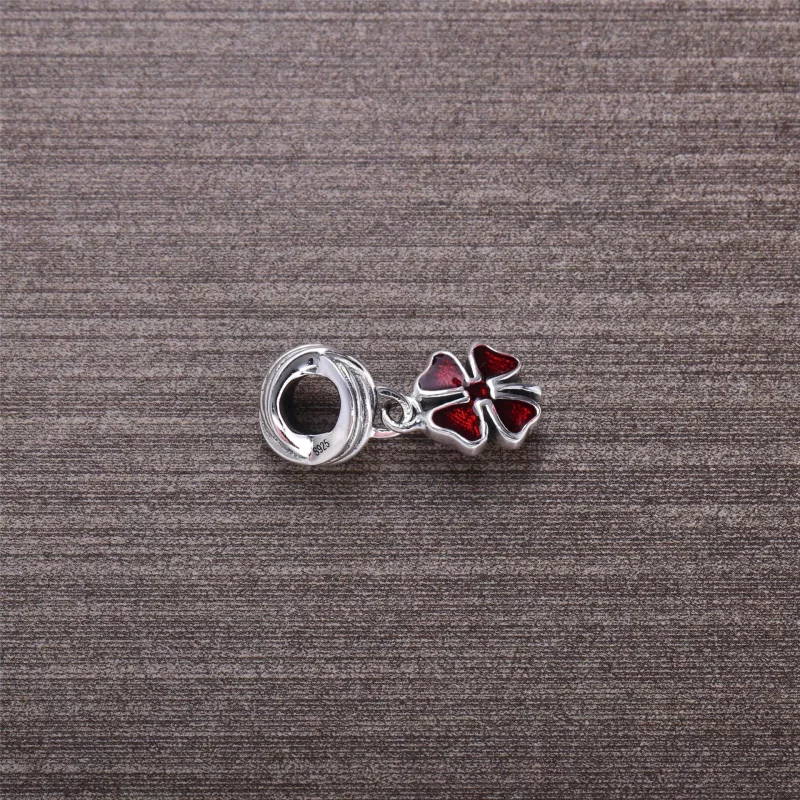 (imagen para) Charm colgante en plata de ley Tr&eacute;bol PANDORA - Ver 3
