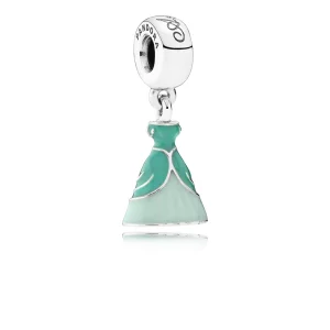 (imagen para) Charm colgante en plata de ley Vestido de Ariel - PANDORA