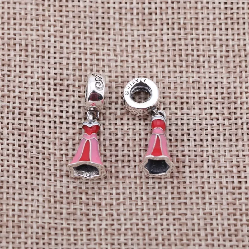 (imagen para) Charm colgante en plata de ley Vestido de Aurora - PANDORA - Ver 3