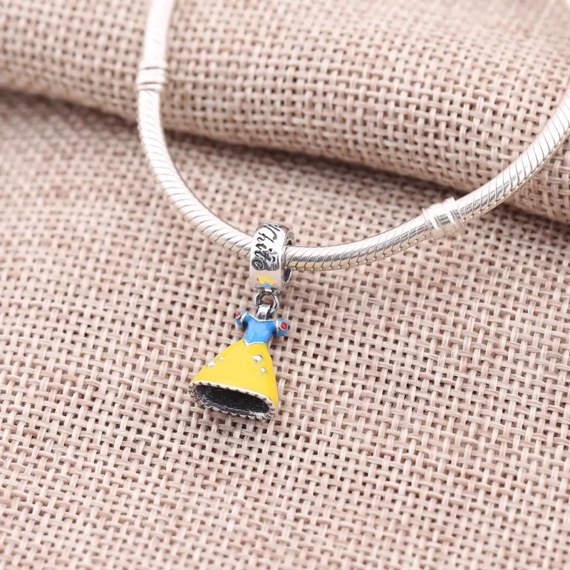 (imagen para) Charm colgante en plata de ley Vestido de Blancanieves - PANDORA - Ver 2