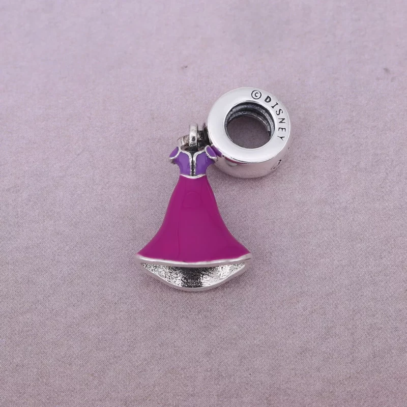 (imagen para) Charm colgante en plata de ley Vestido de Rapunzel - PANDORA - Ver 2