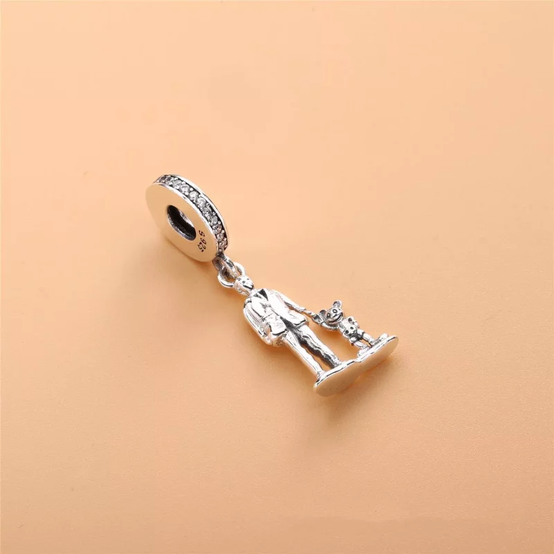 (imagen para) Charm colgante en plata de ley Walt Disney y Mickey Mouse PANDORA - Ver 3