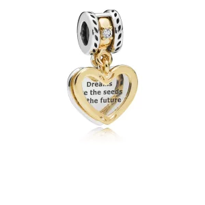 (imagen para) Charm colgante en plata de ley y PANDORA Shine Semillas del Futuro