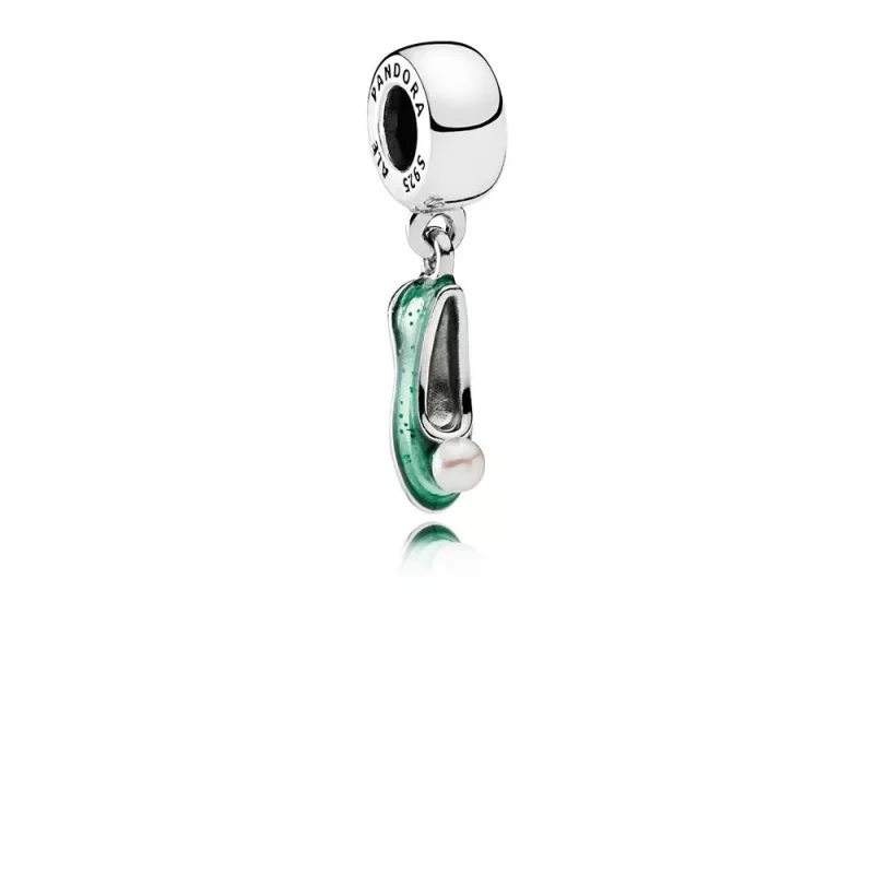 (imagen para) Charm colgante en plata de ley Zapato de Campanilla - PANDORA