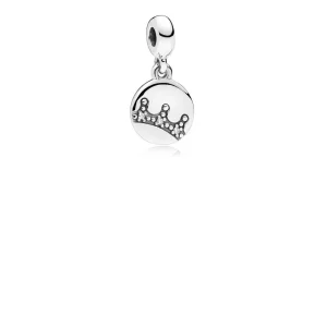 (imagen para) Charm colgante ESSENCE en plata de ley Corona Brillante - PANDORA