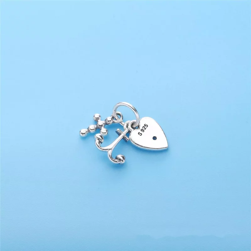 (imagen para) Charm Colgante Fe, Esperanza y amor - PANDORA - Ver 3