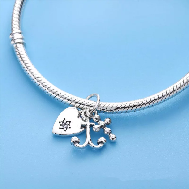 (imagen para) Charm Colgante Fe, Esperanza y amor - PANDORA - Ver 4