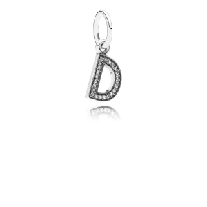 (imagen para) Charm colgante letra D - PANDORA