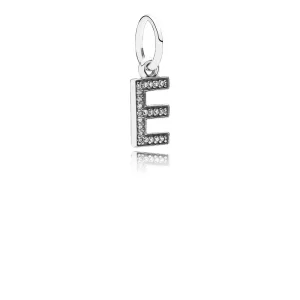 (imagen para) Charm colgante letra E - PANDORA