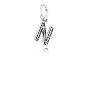 Charm colgante letra N - PANDORA (imagen para) Charm colgante letra N - PANDORA