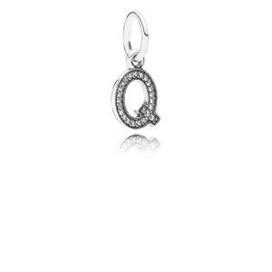 Charm colgante letra Q - PANDORA (imagen para) Charm colgante letra Q - PANDORA